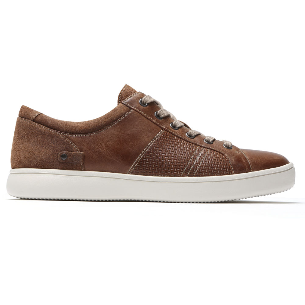 Rockport Singapore Mens Sneakers - Colle Tie Brown - YQ9541823